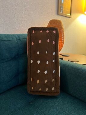 Neapolitan ice cream Throw Pillow